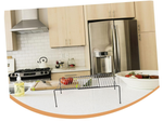 Estanteria metalica regulable anchura extensible para cocina organizador negro