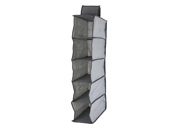 Wardrobe organiser hanging shelf with 5 shelves 70 cm