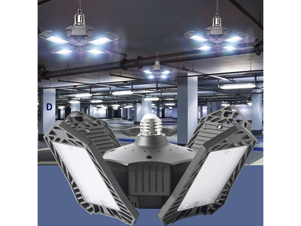 Mennyezeti összecsukható led műhelylámpa erős e27