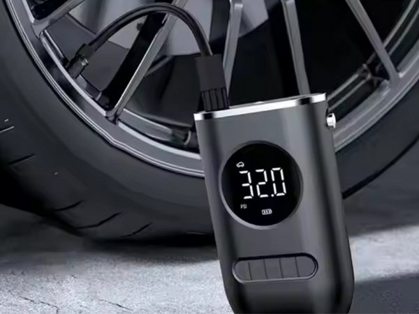 Baterijska črpalka za kolo avtomobilski električni kompresor 10 bar lcd