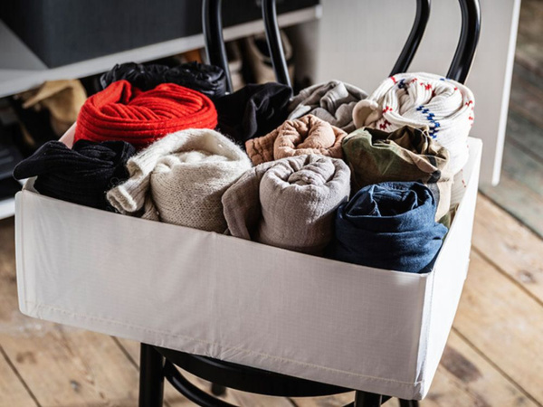 Unterwäsche sockenschublade kleiderorganisation mit trennwand weiss