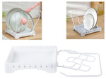 Dish drying rack lid rack