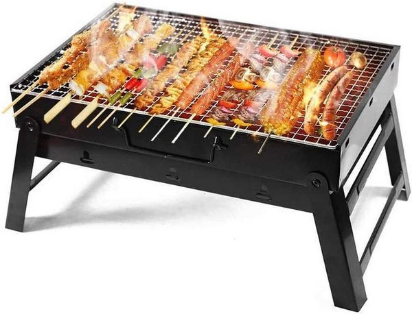Reisigrill kaasaskantav kokkupandav kohver söe kämpingus bbq