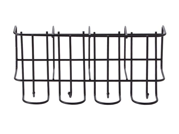 Metal holder stand for 4 umbrellas with 4 hooks metal organiser