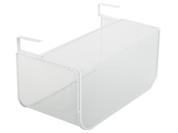 Basket metal rail-mounted organiser hanging basket kitchen shelf