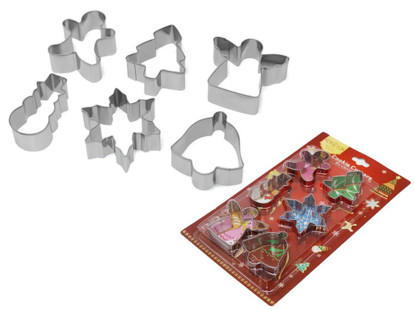 Backblech 6 stück weihnachten lebkuchenmänner set stahl