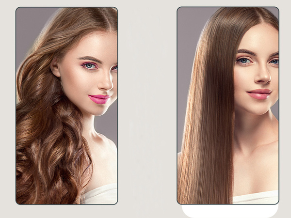 Hair straightener ceramic curling iron 2in1 twist