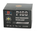 Latarka czołowa bailong led xhp160 powerbank zoom