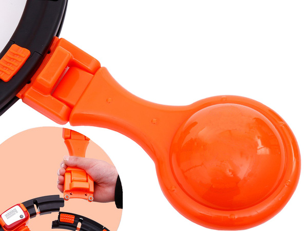 Rueda de hula hoop plegable con contador led de peso