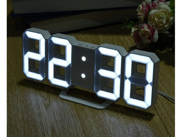 Led ébresztőóra elektronikus hőmérő riasztással