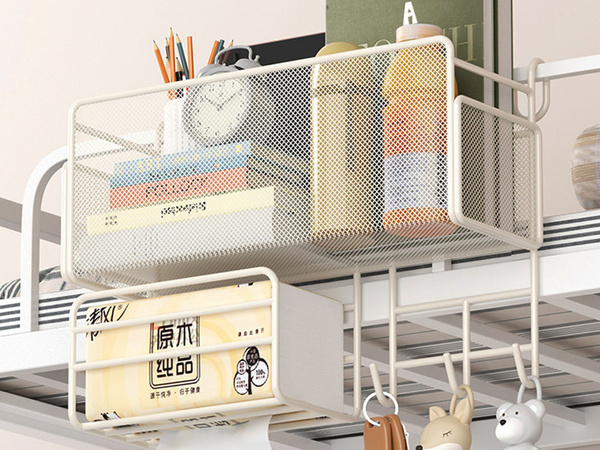 Plaukts virtuves organizators konteiners bēniņu piekaramais 3 x āķi rokturi