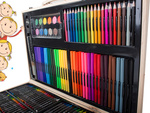 Coffret de peinture en bois 180