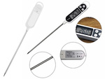 Konyhai hőmérő szondával grillezéshez húshoz vízhez