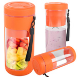 Hordozható USB-smoothie-keverő, vezeték nélküli jégaprító, nyakpánttal