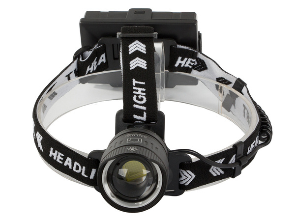 Latarka czołowa bailong led xhp360 powerbank zoom