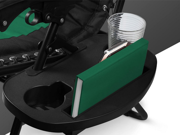 Garden beach lounger folding cushion gravity reinforced soft