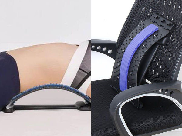Appareil d'étirement du dos massage du dos support dorsal magique