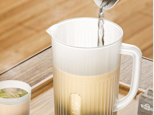 PLASTIKOVÁ KANVICE 3L S VÍKEM NA VODU, DŽUS, NÁPOJE, LIMONÁDU, VELKÁ