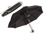 Regenschirm faltbarer regenschirm automatic fiber schwarz