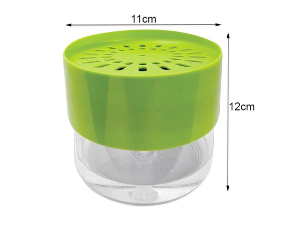 Dishwashing liquid dispenser sponge dispenser