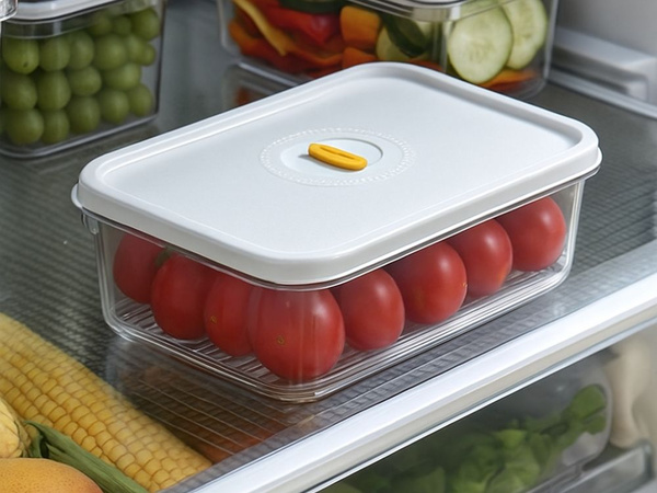 Контейнер для продуктов с крышкой герметичный органайзер для кухни 600 мл