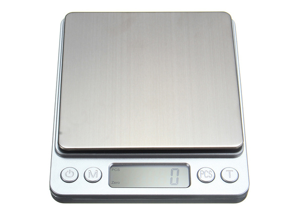 Waga jubilerska kuchenna 2000g 2kg lcd cyfrowa 0,1g precyzyjna gramowa