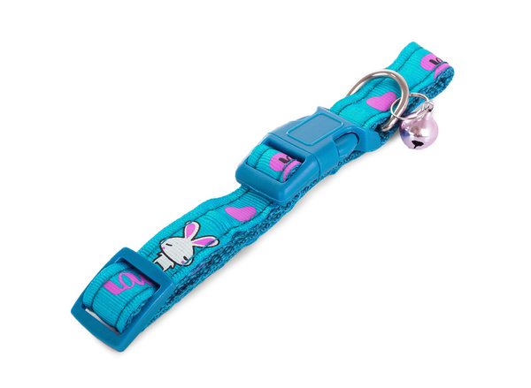 Collier en tissu pour chien chat avec clochette 1.5