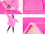 Warm sweatshirt oversize blanket xxl 2in1 thick fleece