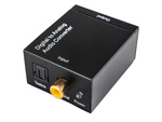 Conversor óptico toslink spdif a 2x cinch rca