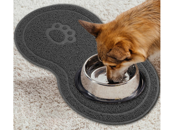 Tapis pour écuelle de chien tapis antidérapant imperméable pour écuelle de chat