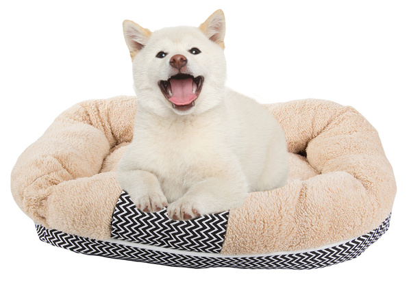Plush dog playpen bed soft cushion couch bedding fluffy