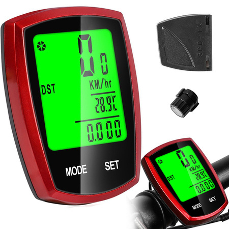 Compteur de vitesse lcd sans fil pour vélo