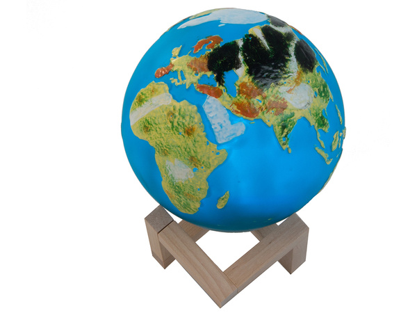 3d rgb globe naktinė lemputė su nuotolinio valdymo pultu, 20 liesimo režimų vaikams