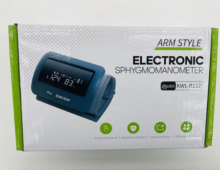 Electric upper arm blood pressure monitor automatic heart rate and blood pressure measurement