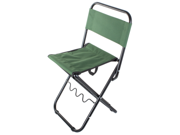 Chaise de pêche dossier pliant avec poignée