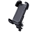 Anti-shock bicycle handlebar phone holder