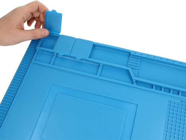 Tapis de service en silicone organisateur de soudure grand tampon 30x45 aimant