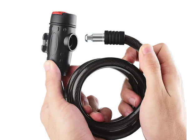 Jalgrattalukk jalgrattalukk võti turvalisus tugev kaabel