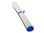 Plain plain mata pătură de paie lounger roll-up 60x170