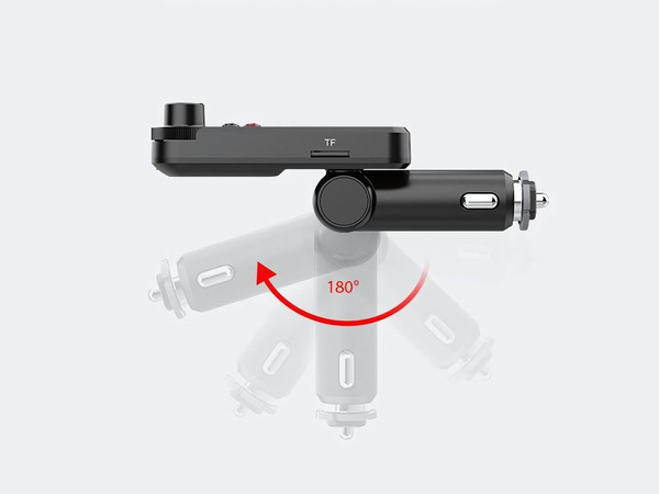 Bluetooth adó 5.0 fm kihangosító usb qc tf basszus lcd 12-24v