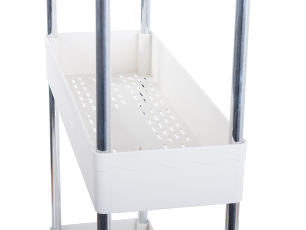 Bathroom shelf kitchen cabinet on wheels bookcase