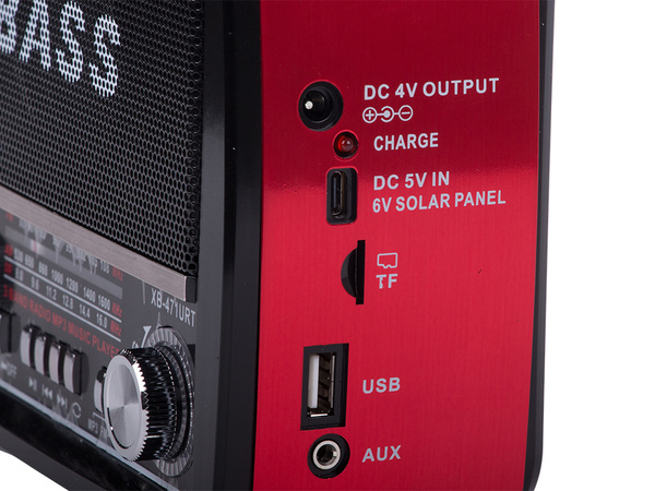Mobilus virtuvės radijas maitinimo tinklo baterija fm/am/sw usb aux tf mp3 retro