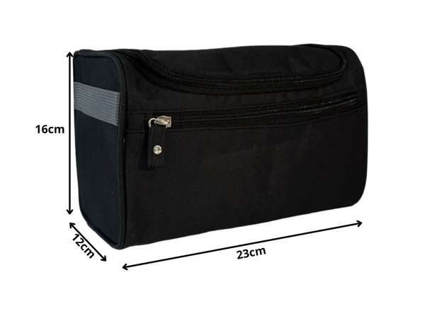 Neceser de viaje ogranizador con gancho hombre impermeable mujer negro