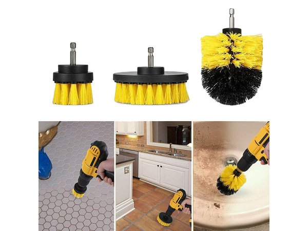 Brosses de nettoyage pour perceuse/visseuse 3pcs