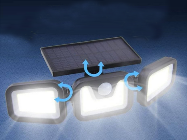 Solar lamp 100 cob with twilight movement sensor