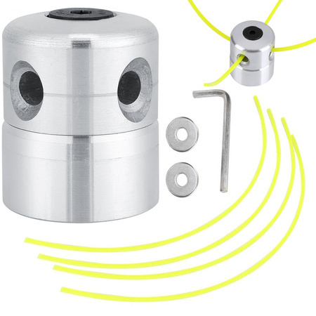 Aluminium-aderkopf für freischneider benzin-trimmer rasentrimmer ader