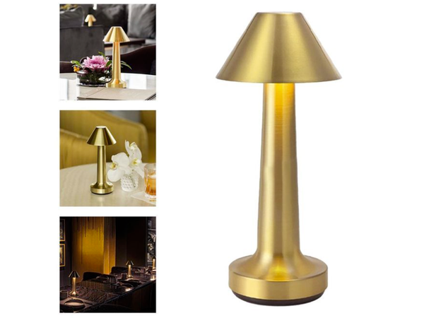 Bedroom table night light touch lamp 3 step wireless