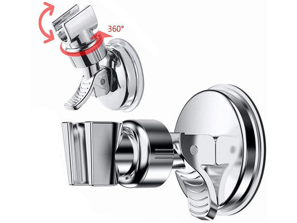 Support de combiné de douche tête pivotante ventouse forte douche
