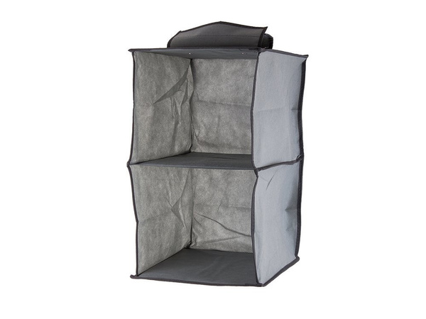 Wardrobe organiser hanging shelf with 2 shelves 50cm