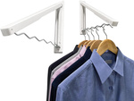 Clothes hanger organiser folding wall hanger folding wall hanger
